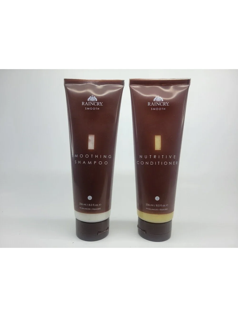 Raincry Shampoo & Conditioner Set For Dry Coarse Frizzy Hair 8 oz each
